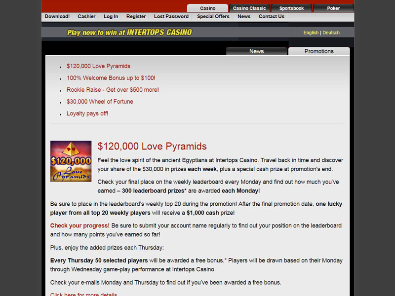 Slot Intertops Red Casino