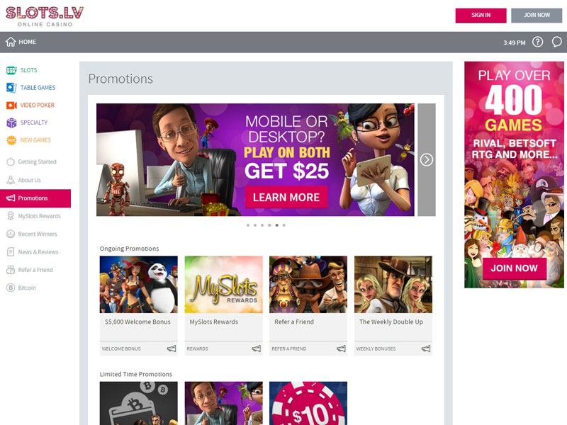 Slot Slots.lv Casino
